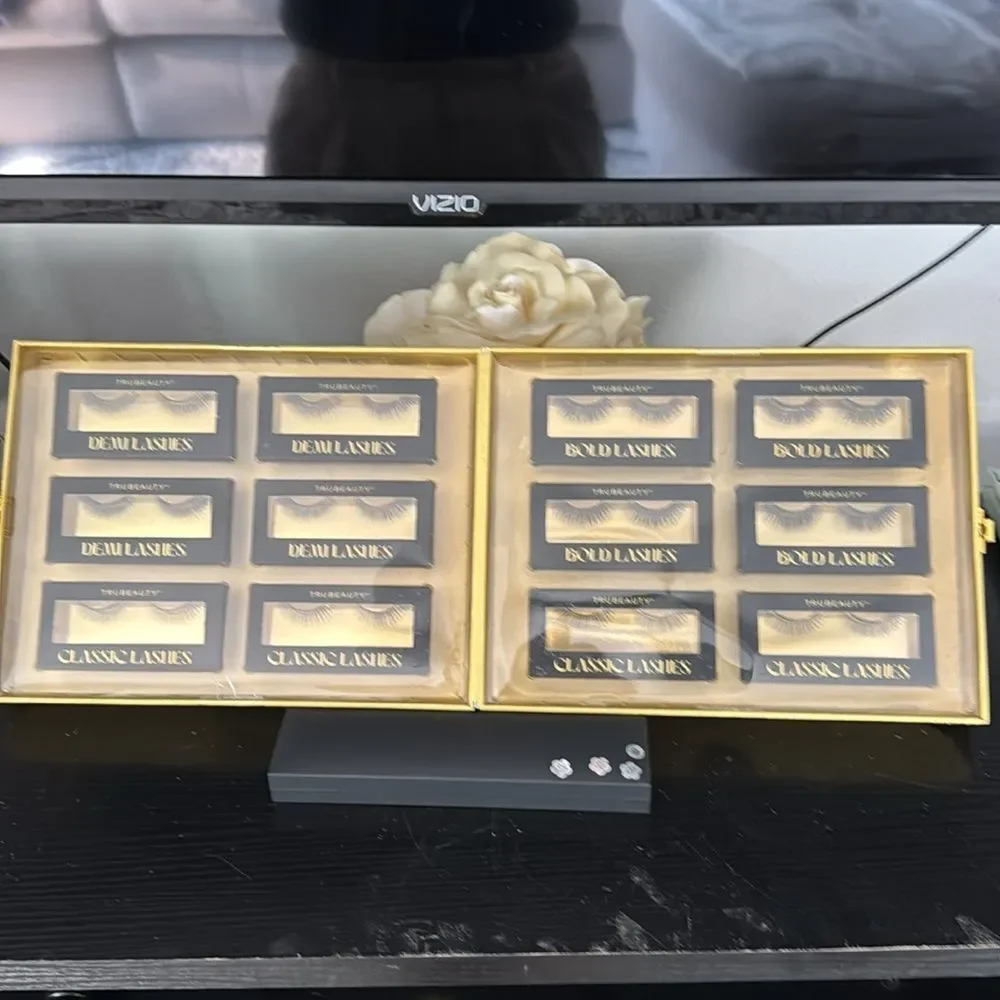 TruBeauty Limited Edition 12 sets Lashes Vault Black Demi, Classic and Bold